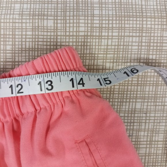 Karen Scott Women's Pink Pants Size 16 Stretch Elastic Waist Front Pockets - Picture 10 of 12